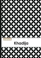 Le carnet de Khadija - Lignes, 96p, A5 - Ronds Noir et Blanc