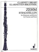 Ten Bagatelles, clarinet and piano.