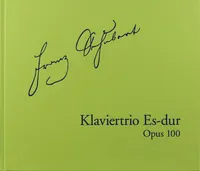 Klaviertrio Es-Dur, Opus 100 D 929, Faksimile nach dem partitur-autograph, schweizer privatbesitz