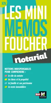 Les mini memos Foucher - Notarial - Révision
