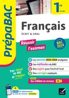 Prépabac Français 1re technologique - Bac de français 2024 (écrit & oral), avec les oeuvres au programme 2023-2024