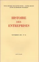 Histoire des entreprises 1958-1963, 12 fascicules. Fasc. n°12