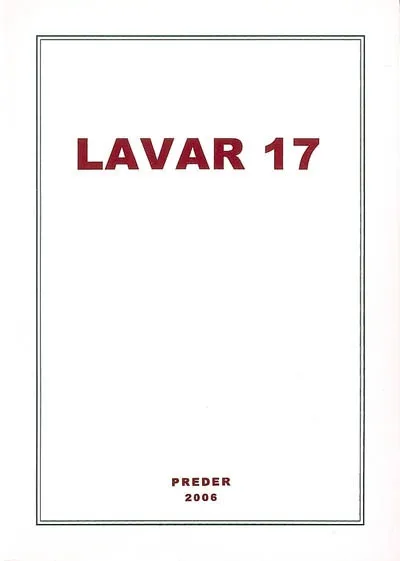 Livres Dictionnaires et méthodes de langues Langue française Lavar / Kreizenn imbouc'h sturyezhouriezh., 17, Lavar .