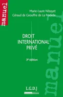 Droit international privé - 3è ed.