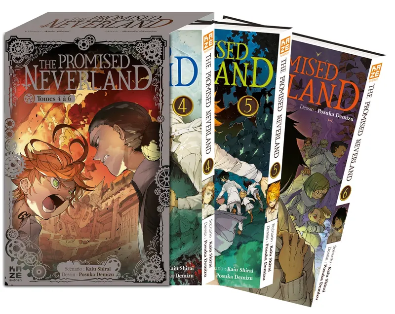 Livres Mangas Shonen 4-6, The promised Neverland / tomes 4 à 6 Posuka Demizu