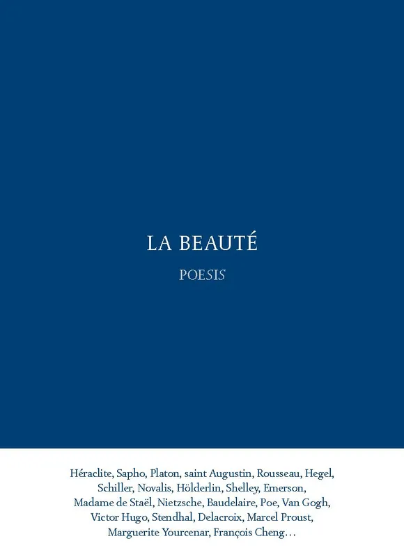 Livres Littérature et Essais littéraires Poésie LA BEAUTE, Poesis Frédéric Brun