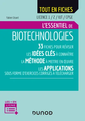 Biotechnologies - Licence 1/2/IUT/CPGE