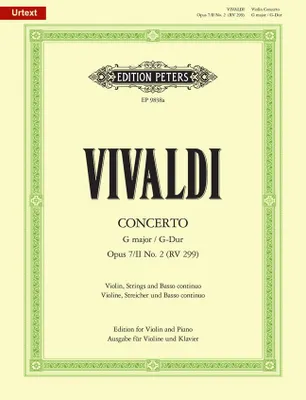 Concerto in G Op.7 Book 2 No.2, RV 299