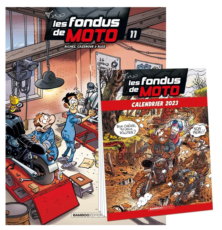 11, Les Fondus de moto - tome 11 + calendrier 2023 offert Bloz