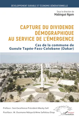 Capture du dividende démographique au service de l'émergence, Cas de la commune de Gueule Tapée-Fass-CoIobane (Dakar)