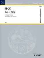 Concertino, oboe and orchestra. Réduction pour piano avec partie soliste.