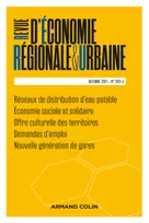 Revue d'économie régionale et urbaine Nº4/2021 Varia, Varia