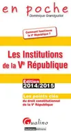 Les institutions de la Ve République / les points clés du droit constitutionnel de la Ve République