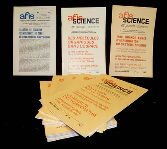 Revue Afis et pseudo-sciences  (Agence française d'Information Scientifique) : lot de 15 numéros (n°133, 154, 159, 172, 181, 185,193, 194,195, 187, 199, 212, 213, 224 et 230 parus entre 1983 et 1997)
