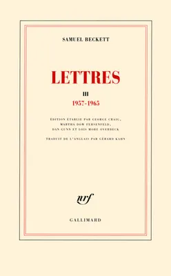 3, Lettres III, (1957-1965)