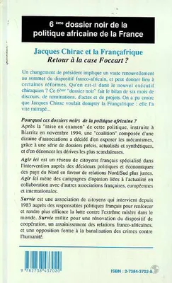 Jacques Chirac et la Françafrique, Retour à la case Foccart ?