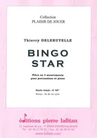 Bingo star, Pièce en 4 mouvements pour percussions et piano