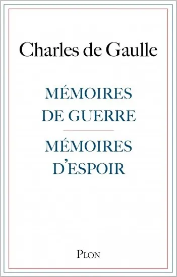 Livres Histoire et Géographie Histoire Histoire générale Mémoires de guerre, mémoires d'espoir Général de Gaulle