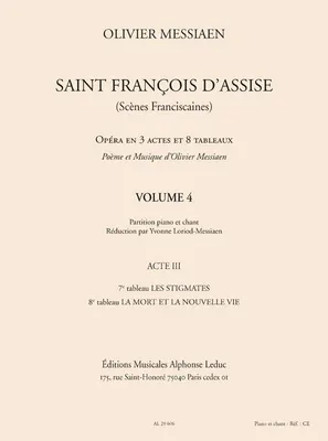 4, Saint François d'Assise, Scènes franciscaines