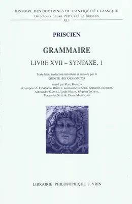 17, Grammaire Livre XVII