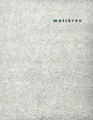 Matières - n°4 - 2001, Banal, monumental