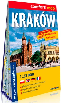 Cracovie (Pol) 1/22.000 (Carte Format De Poche Lam