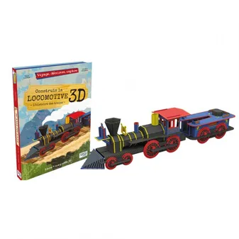 Voyage, découvre, explore - La locomotive 3D, L'histoire des trains 6 ans