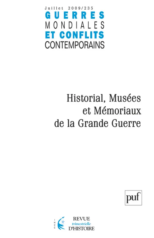 GMCC 2009, n° 235, Historial, Musées et Mémoriaux de la Grande Guerre Collectif
