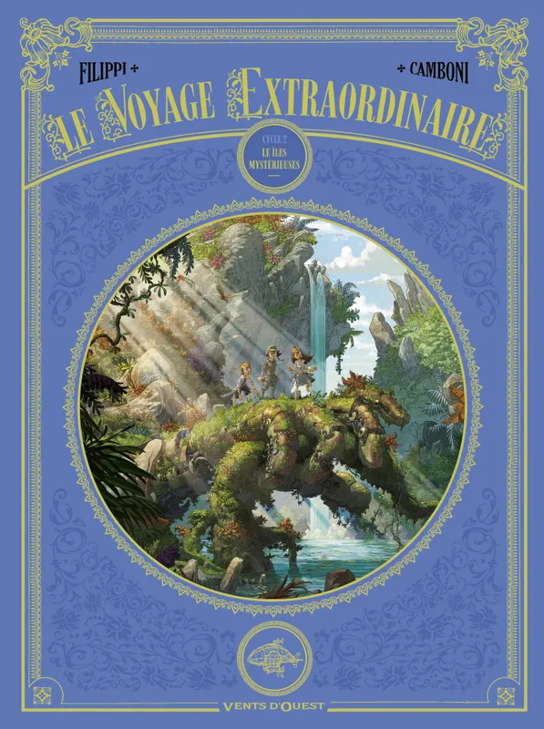 Livres BD Les Classiques 2, Le Voyage extraordinaire - Coffret Tomes 04 à 06, Cycle 2 - Les Îles mystérieuses Silvio Camboni