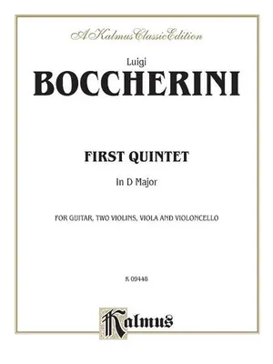 First Quintet in D Major, For Guitar, Two Violins, Viola, and Cello