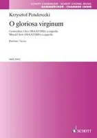 O gloriosa virginum, for mixed choir (SSAATTBB) a cappella. mixed choir (SSAATTBB) a cappella. Partition.
