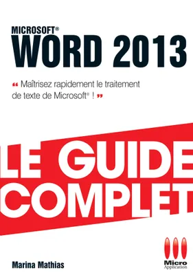 GUIDE COMPLET WORD 2013