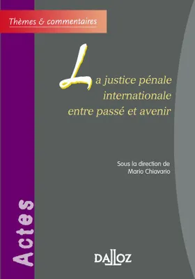LA JUSTICE PENALE INTERNATIONALE ENTRE PASSE ET AVENIR  - THEMES ET COMMENTAIRES, Thèmes et commentaires