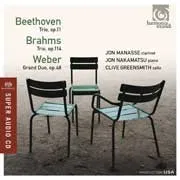 CD / Beethoven trio op.11/Brahms trio op.114/Weber grand duo op.48 / BEETHOVEN/ / MANASSE, J