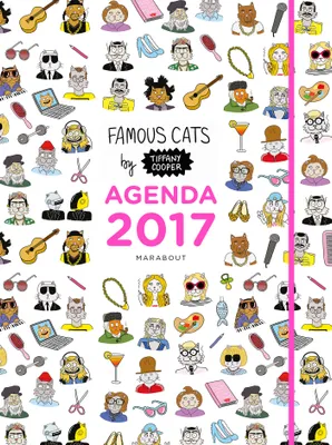 Agenda Famous Cats by Tiffany Cooper 2017