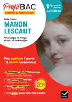 Profil - Abbé Prévost, Manon Lescaut (oeuvre au programme Bac de français 2024), analyse de l'oeuvre et du parcours au programme (1re générale & techno)