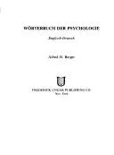 Dictionary of psychology English-German