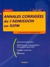 Annales corrigées de l'admission en lUFM, session 2005