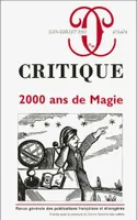 Revue critique 673-674, 2.000 ans de magie