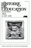 Histoire de l'éducation, n° 107/2006, Bibliographie d'histoire de l'éducation française