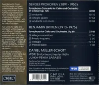 CD, Vinyles Musique classique Musique classique The Cello Symphonies Prokofiev Britten Daniel Muller-Schott