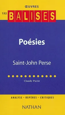 Poésies, Saint-John Perse, 