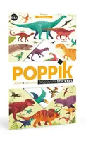 Poppik Les dinosaures, 1 poster + 72 stickers repositionnables