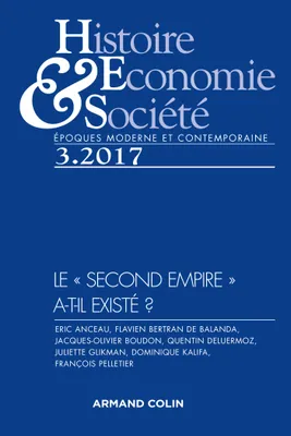 Histoire, Économie & Société (3/2017) Le 