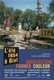 L'été 1954 à Biot / architecture, formes, couleur : exposition, Biot, Musée national Fernand Léger d