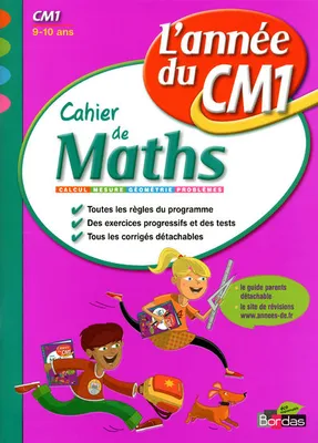 L'année du CM1 - Cahier de Maths