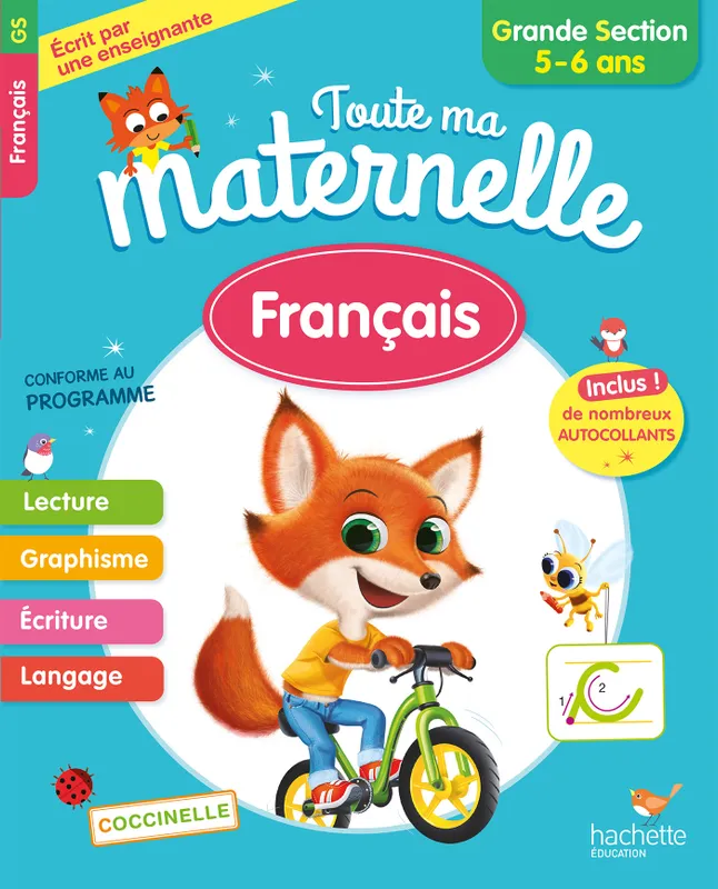 Livres Scolaire-Parascolaire Maternelle Toute Ma Maternelle Français Grande Section (5-6 ans) Caroline Marcel