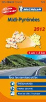 Région France carte indéchirable, 7370, Midi-pyrenees **2012 indechirable (1cm = 2 km)******************************