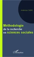 Méthodologie de la recherche en sciences sociales, manuel de recherche sociale à l'usage des étudiants