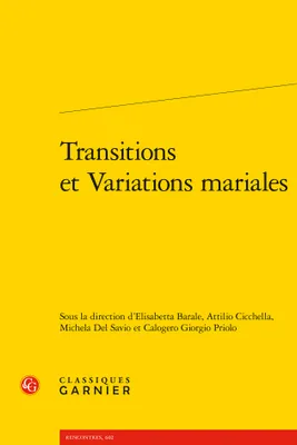 Transitions et Variations mariales